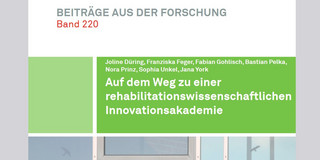 Screenshot der Publikation "Auf dem Weg zu einer rehabilitationswissenschaftlichen Innovationsakademie", die im Internet abrufbar ist 